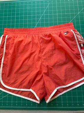 Tommy Hilfiger Red Swim/Training Shorts with White Liner